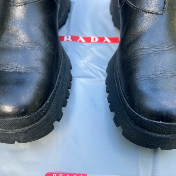 Prada Lug Sole Chelsea Boot - Picture 3 of 6